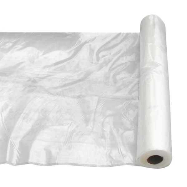 Clear Plastic Greenhouse Grow Film (4-Year, 6 Mil) Jiggly Greenhouse® Apex - 50 ft. Wide x 180 ft. Long