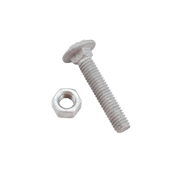 Jiggly Greenhouse 5/16" x 1 3/4" Carriage Bolt & Nut HDG - Galvanized