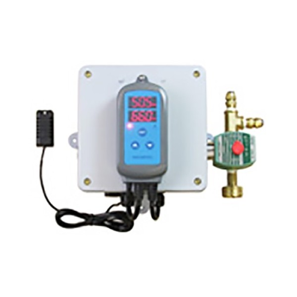 Digital Humidistat & Solenoid Package for Dual Direct Feed Units (115V) Jiggly Greenhouse®