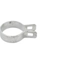 2" [1 7/8" OD] Brace Band End Connector [12 Gauge] - Rail End Band (Galvanized Steel) Jiggly Greenhouse®