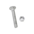 Jiggly Greenhouse 3/8" x 2 1/2" Carriage Bolt & Nut HDG - Galvanized
