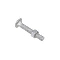 Jiggly Greenhouse 5/16" x 2" Carriage Bolt & Nut HDG - Galvanized