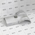 1 5/8" x 1 5/8" End Rail Clamp - T Clamp For 90° Angles In Greenhouse Frame (Pressed Steel)