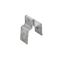 2" x 2" Greenhouse Structural End Wall Framing Bracket Adapter For 2" x 2" Square Metal Beams (Hot-Dipped Galvanized Steel) - Jiggly Greenhouse®