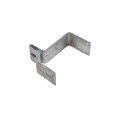 1 1/2" x 3 1/2" Greenhouse End Wall Bracket Adapter For 2x4 Nominal Wooden Beams (Hot-Dipped Galvanized Steel) - Jiggly Greenhouse®