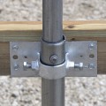 Jiggly Greenhouse® Wood To Steel Line Adapter Installation (Lumber Not Included)