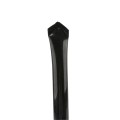 Black Ground Post Sleeve for 1 3/8" OD Pipe (Black Powder Coated Steel)
