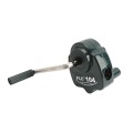 Jiggly Greenhouse Dual Sidewall Manual Hand Crank Winch Set With Snap-On Film Clamps For Greenhouse Ventilation (Deluxe Kit)