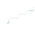 6.5' Long PVC Coated Spring Lock Wire For Attachment of Plastic Poly Film Jiggly Greenhouse®