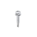 Chain Link 1" #12 Hex Zinc Plated Self-Tapping Tek Screws w/ Washer Head (Steel)