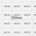 Chain Link 1" #12 Hex Zinc Plated Self-Tapping Tek Screws w/ Washer Head (Steel)