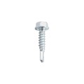 Chain Link 1" #12 Hex Zinc Plated Self-Tapping Tek Screws w/ Washer Head (Steel)