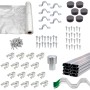 13' Wide x 9' High DIY Greenhouse Frame Hardware Kit -The Base Jiggly Greenhouse®