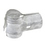 1 5/8" x 1 5/8" End Rail Clamp - T Clamp For 90° Angles In Greenhouse Frame (Pressed Steel) Jiggly Greenhouse®