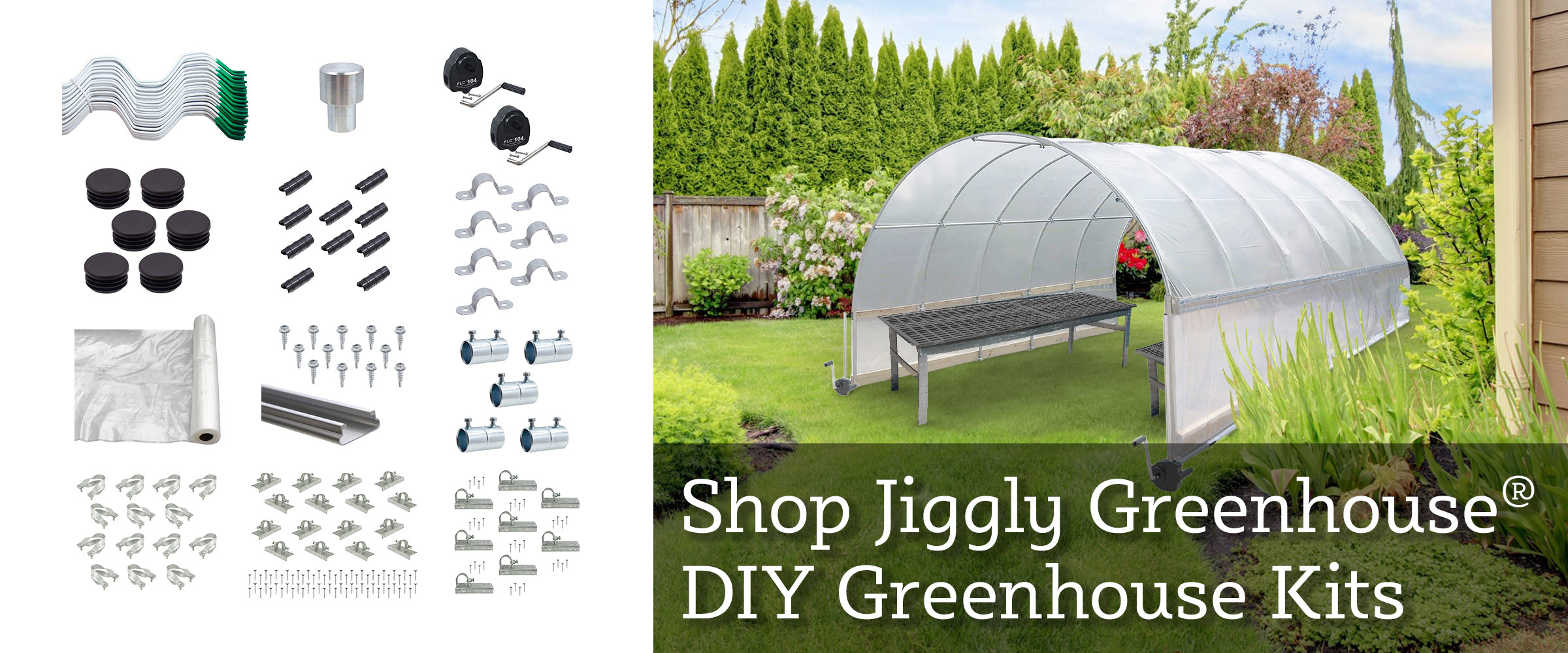 Check Out Our Jiggly Greenhouse DIY Greenhouse Kits!