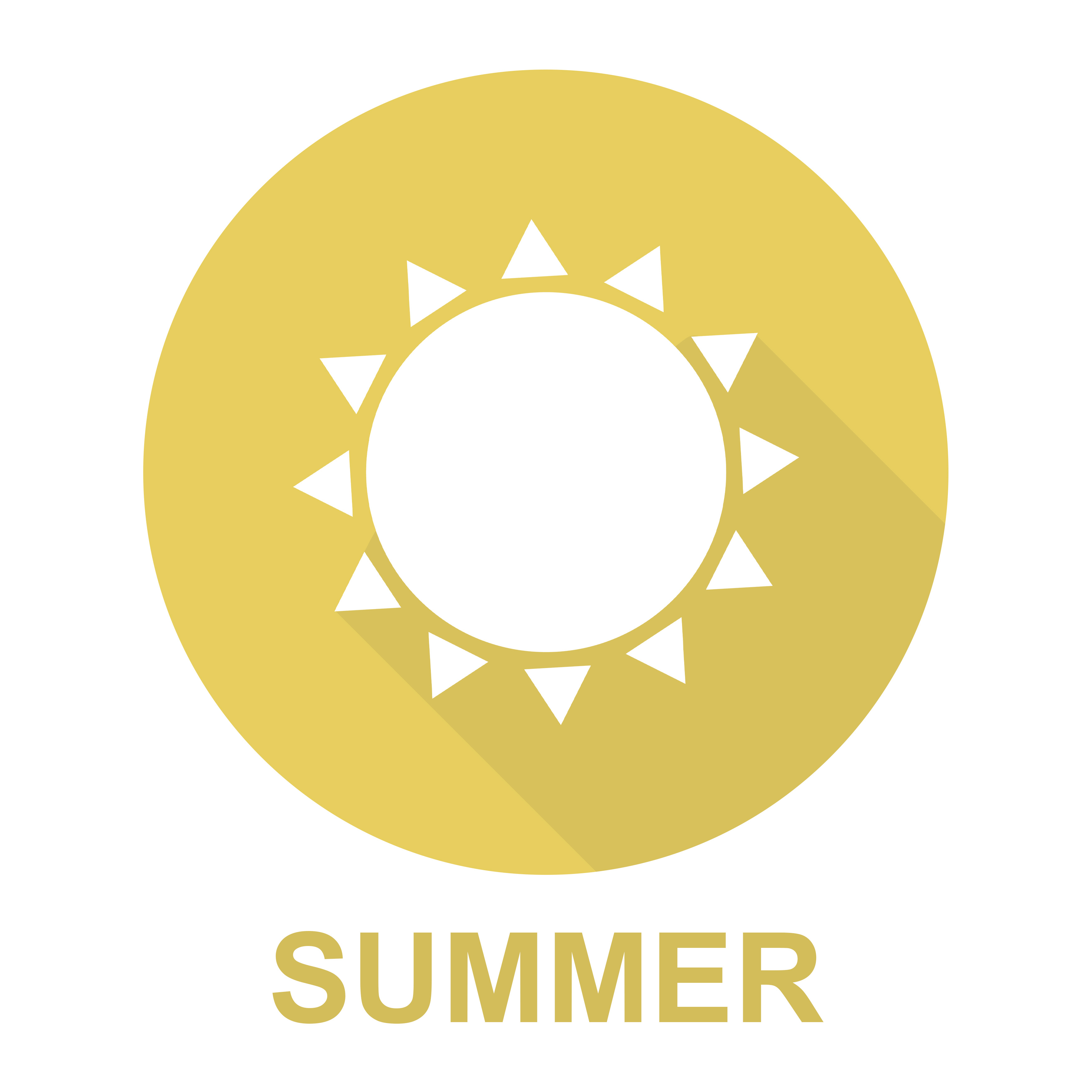 summer sun graphic